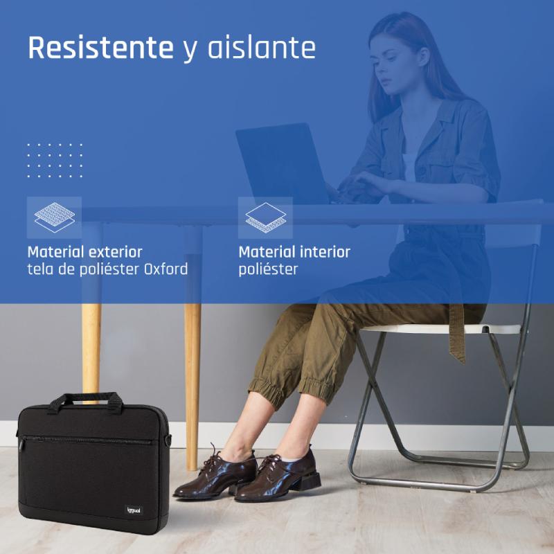 iggual Maletín portátil 15.6" Everyday Use negro - Imagem de Detalhe 7