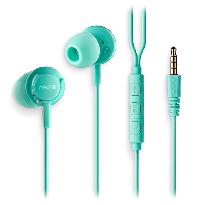 NGS Aricular Verde Estéreo Cable JACK 3.5 Mm - Imagem de Detalhe 4