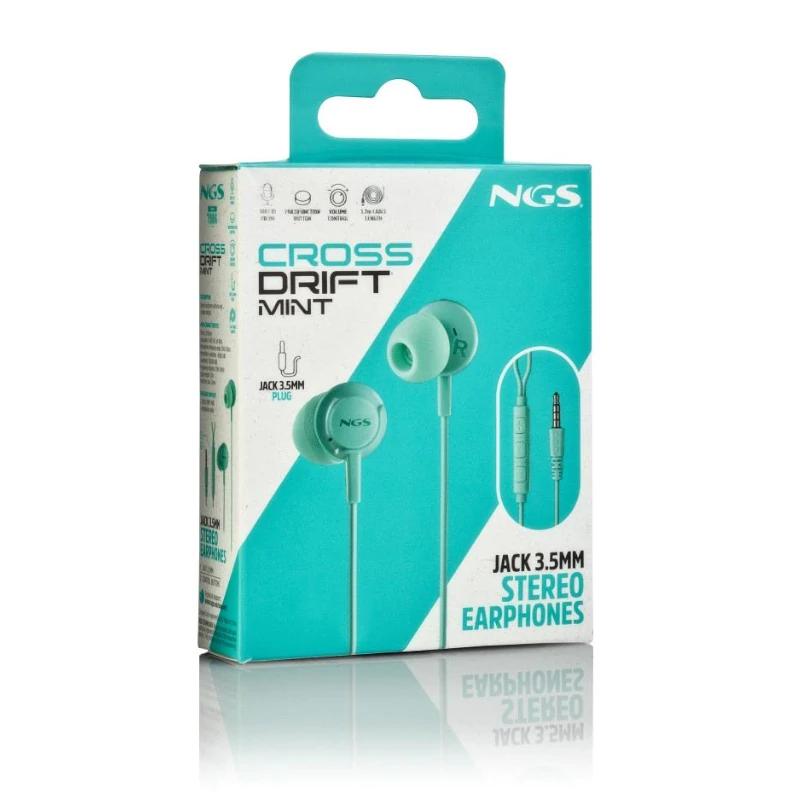 NGS Aricular Verde Estéreo Cable JACK 3.5 Mm - Imagem de Detalhe 6