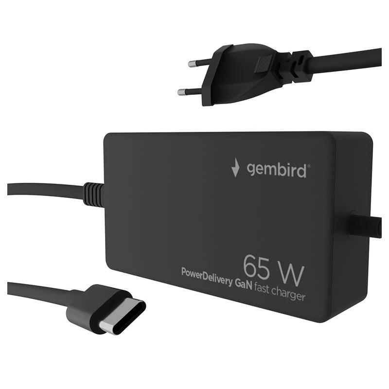 GEMBIRD Cargador rápido USB tipo C PD de 65 W GaN - Imagem de Detalhe 2