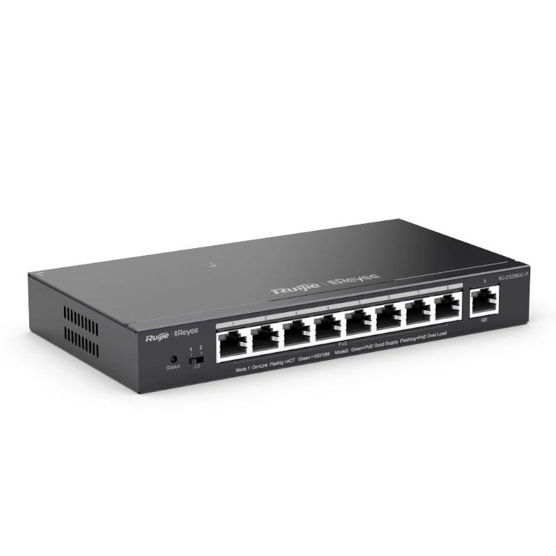 Reyee Switch 9xGb RJ45 (8 PoE/POE+) 120W Aço - Imagem de Detalhe 6