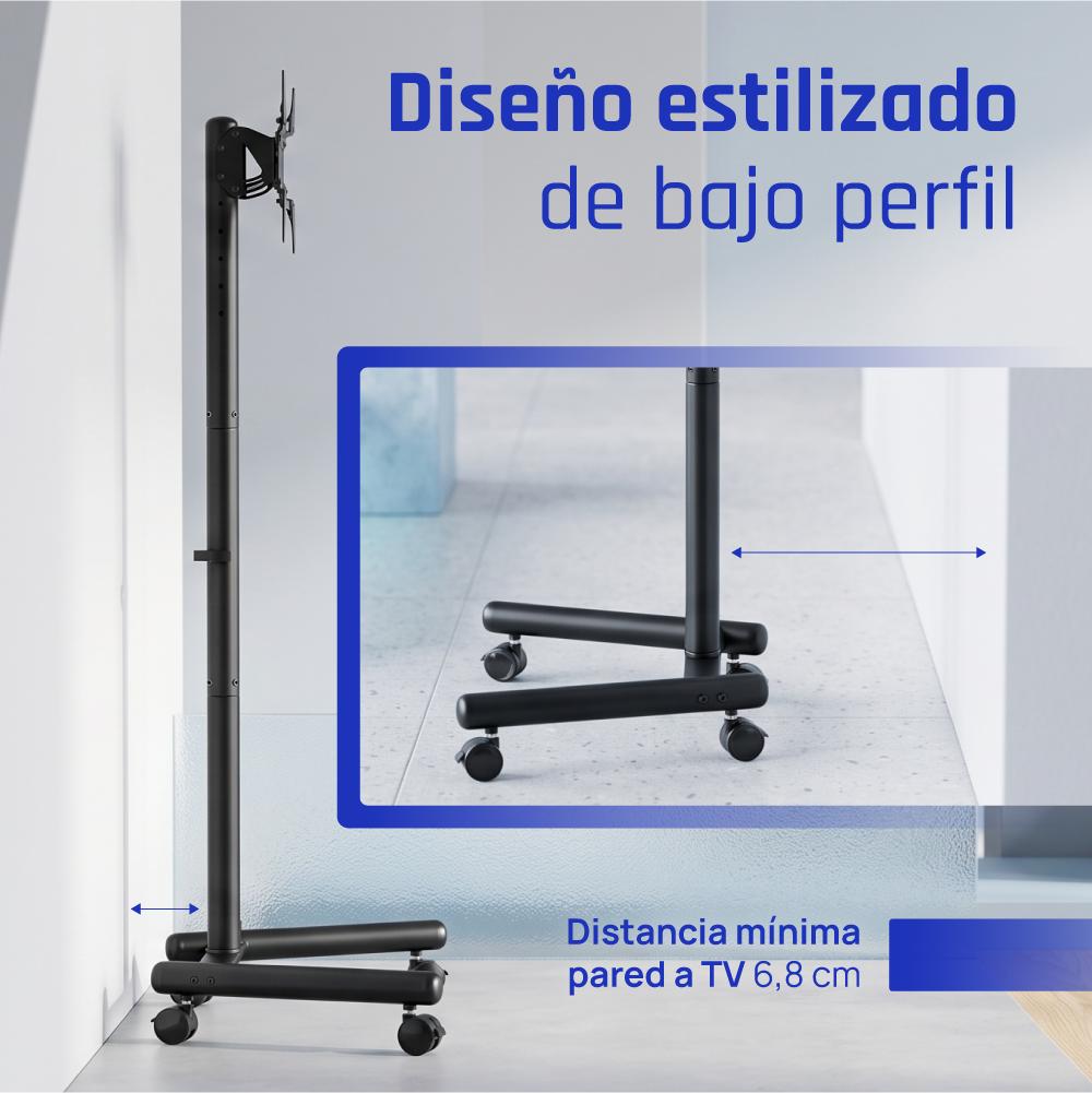 iggual SRTV55 Soporte TV suelo ruedas 13"-55" 20kg - Imagem de Detalhe 6