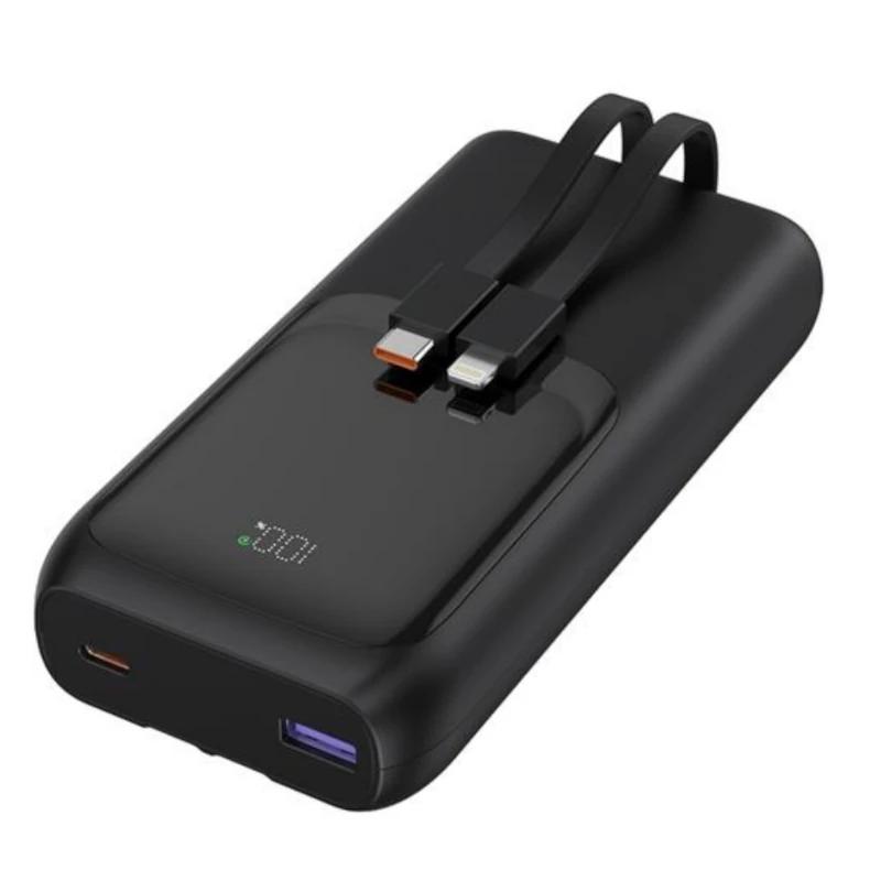 Gembird Powerbank con cables 20W 20000 mAh - Imagem de Detalhe 1