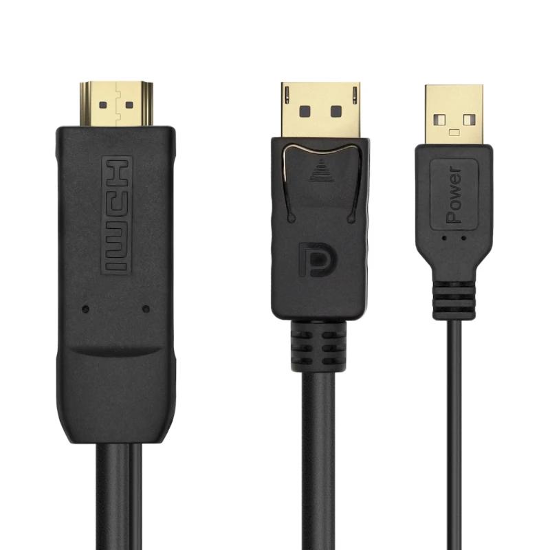 Aisens Conversor Activo HDMI A/M DP V1.2/M 1.8m - Imagem de Detalhe 2