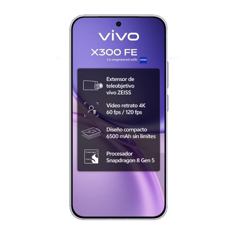VIVO X300 FE 5G purple + Ch90w + Kit fotografico - Imagem de Detalhe 5