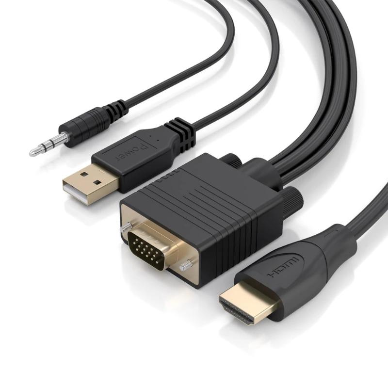 Aisens Cable Conversor SVGA y Audio a HDMI 1m - Imagem de Detalhe 4
