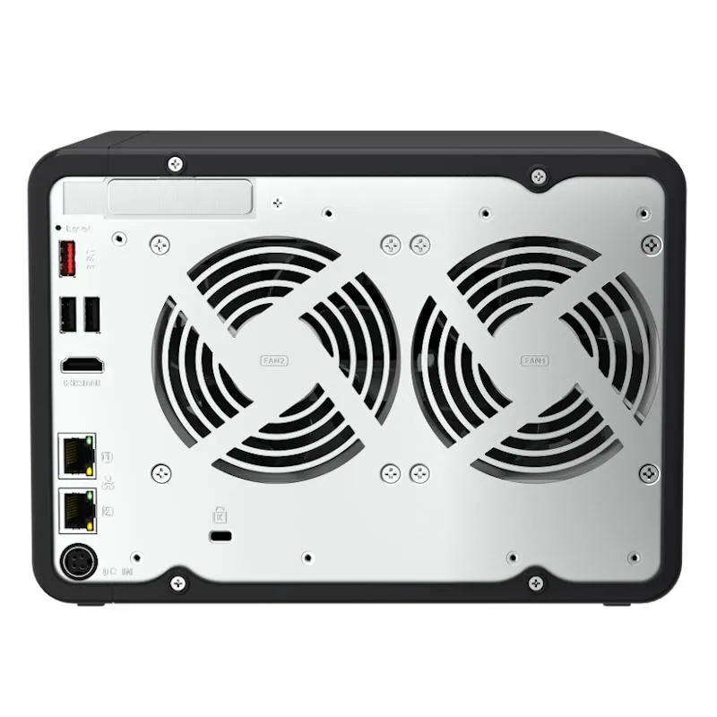QNAP TS-664 NAS Tower Intel® Celeron® N5095 8 GB DDR4 0 TB QNAP QTS Preto, Bronze - Imagem de Detalhe 9