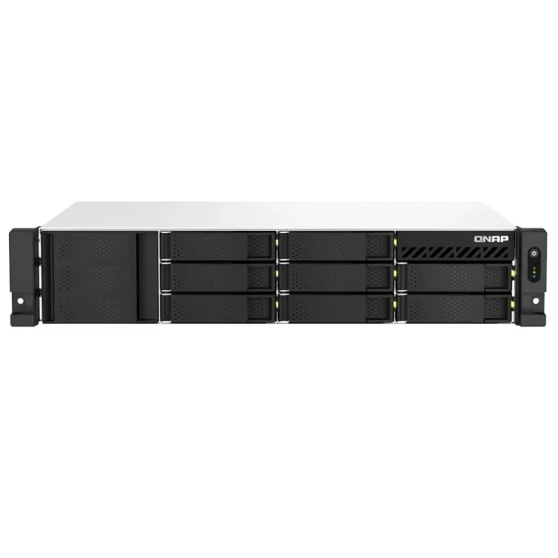 QNAP TS-864EU-RP-8G servidor NAS e de armazenamento Rack (2U) Intel® Celeron® N5095 8 GB DDR4 0 TB QNAP Turbo System Preto - Imagem de Detalhe 7