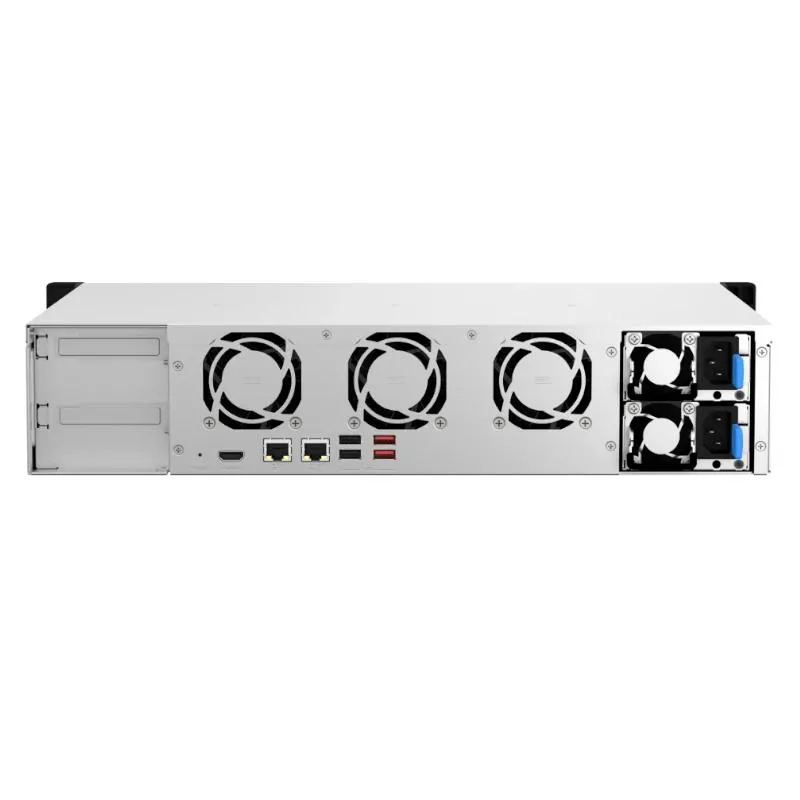 QNAP TS-864EU-RP-8G servidor NAS e de armazenamento Rack (2U) Intel® Celeron® N5095 8 GB DDR4 0 TB QNAP Turbo System Preto - Imagem de Detalhe 9