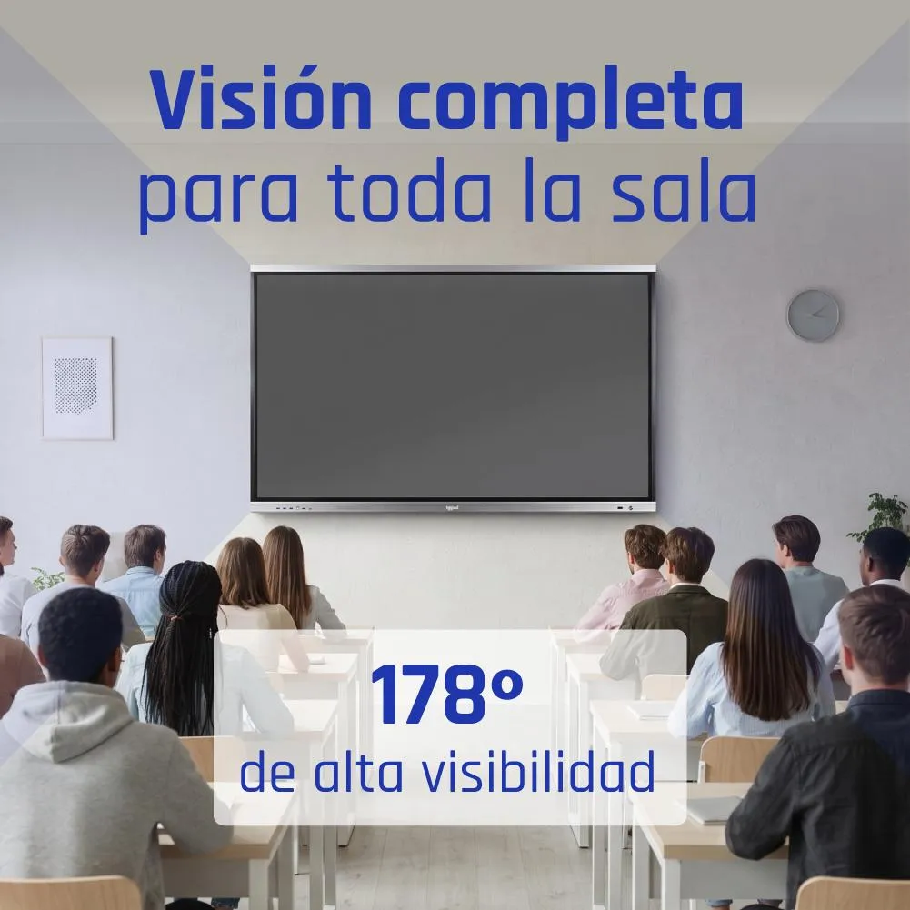 iggual Orchid 86" Webcam Plasma interativo 2,18 m (86") LED Wi-Fi 400 cd/m² 4K Ultra HD Preto Ecrã táctil Processador built-in Android - Imagem de Detalhe 12