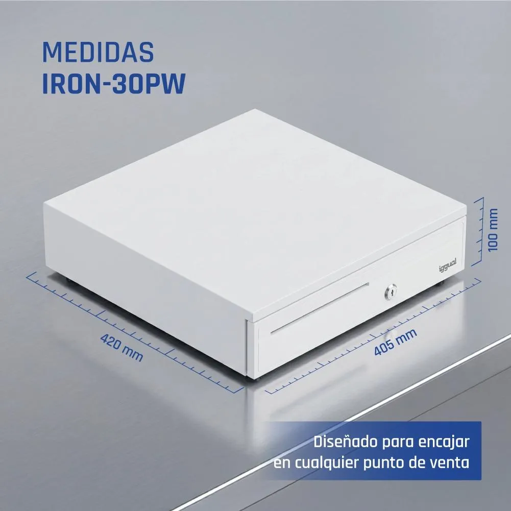 iggual IRON-30PW Gaveta de dinheiro eletrónica - Imagem de Detalhe 15