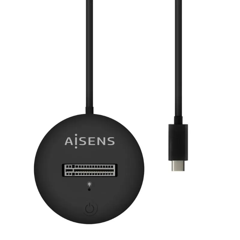 Aisens USB-C Dock M.2 Sata/Nvme-Usb3.1 Gen2 Negra - Imagem de Detalhe 4