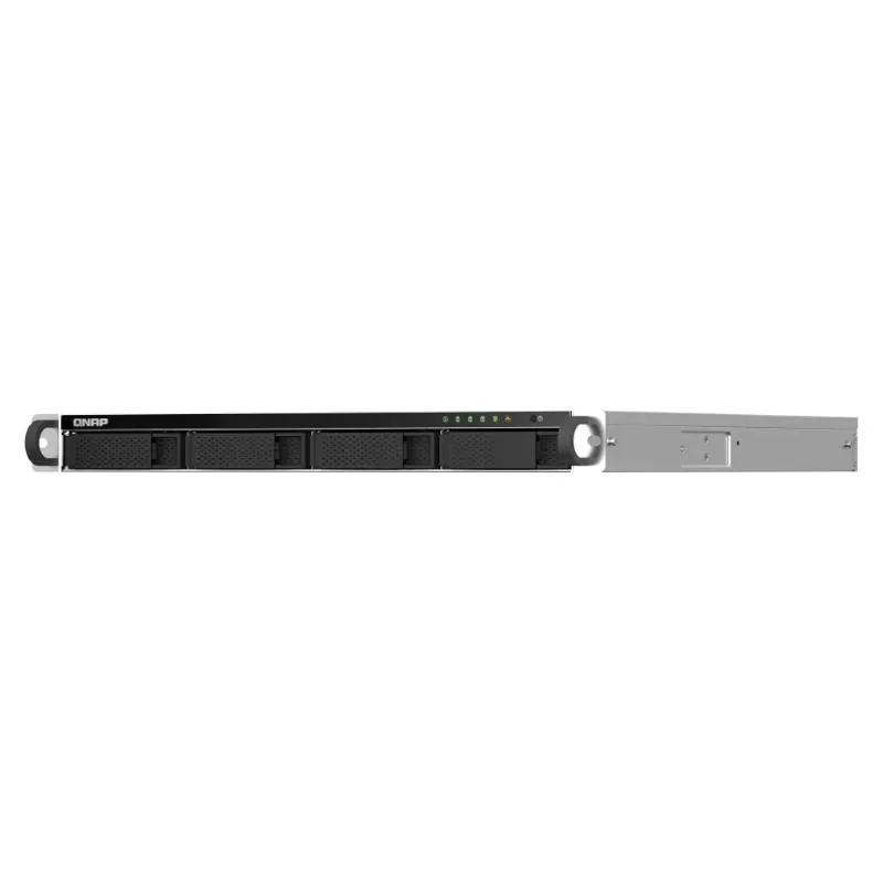 QNAP TS-464U NAS Rack (1U) Intel® Celeron® N5095 8 GB DDR4 0 TB QNAP Turbo System Alumínio, Preto - Imagem de Detalhe 9