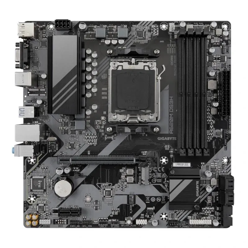 GIGABYTE A620M DS3H motherboard AMD A620 Ranhura AM5 micro ATX - Imagem de Detalhe 4