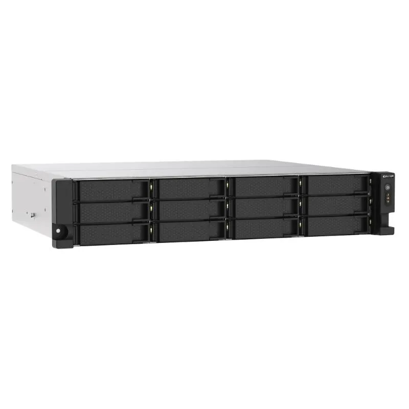 QNAP TS-1273AU-RP-8G servidor NAS e de armazenamento Rack (2U) Ryzen Embedded V1500B 8 GB DDR4 0 TB QNAP QTS Alumínio, Preto - Imagem de Detalhe 7