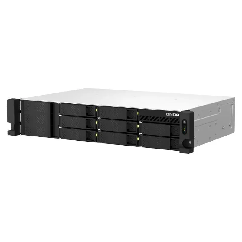 QNAP TS-873AEU-4G servidor NAS e de armazenamento Rack (2U) Ryzen Embedded V1500B 4 GB DDR4 0 TB QuTS hero Preto - Imagem de Detalhe 8