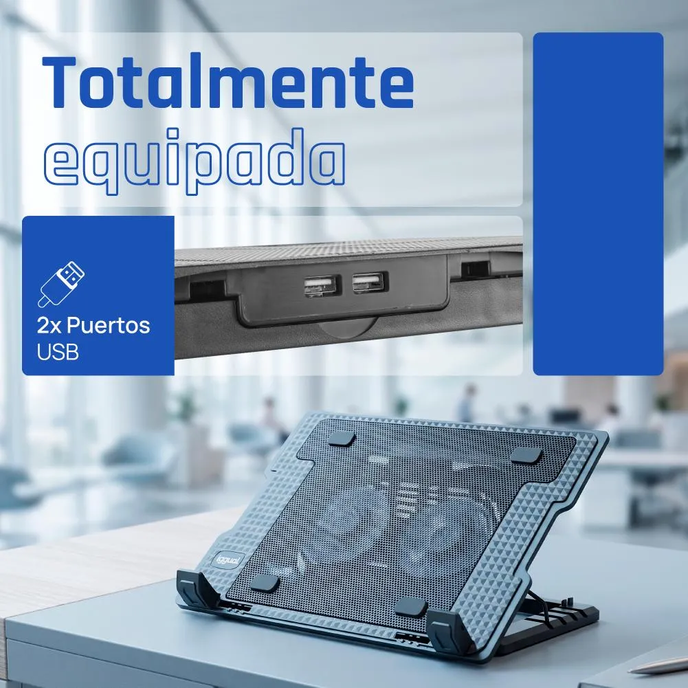 iggual RP2V17A Suporte para computador portátil Preto 43,2 cm (17") - Imagem de Detalhe 10