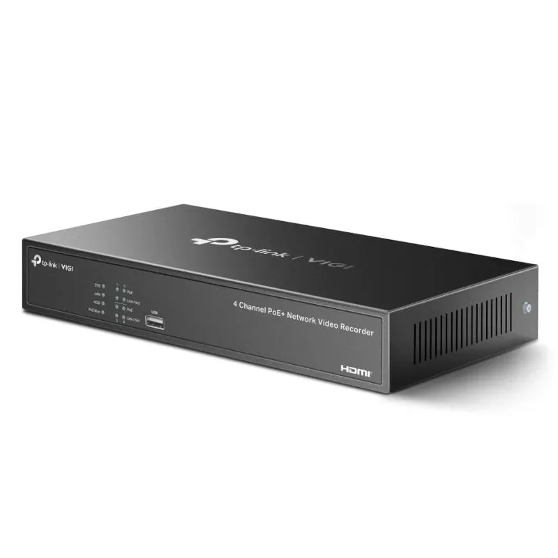 TP-Link VIGI NVR1004H-4P gravador de vídeo em rede (NVR) Preto - Imagem de Detalhe 15