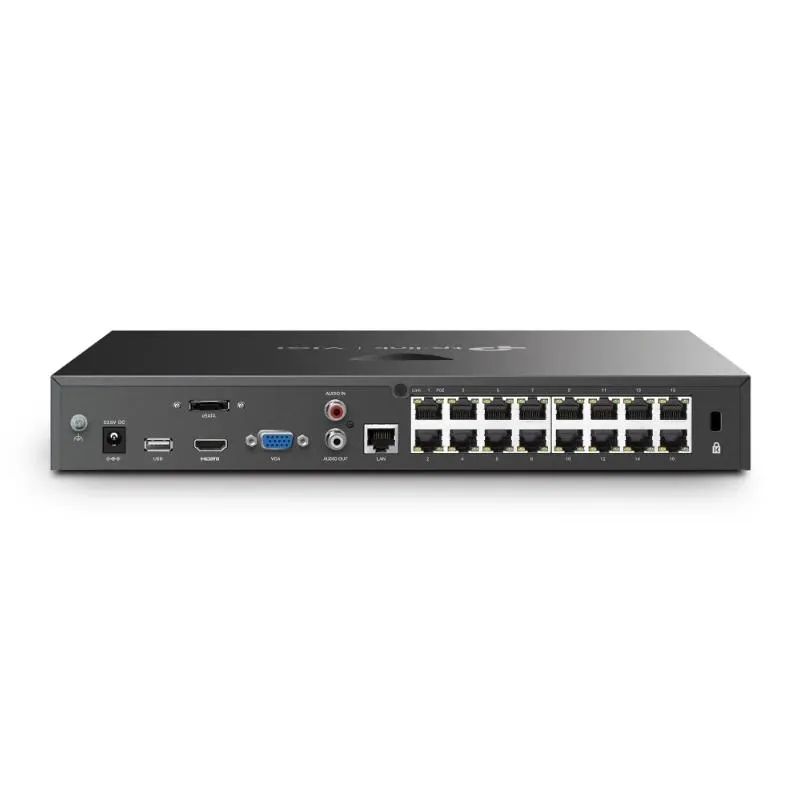 TP-Link VIGI VIGINVR2016H-16MP4TB Preto - Imagem de Detalhe 6