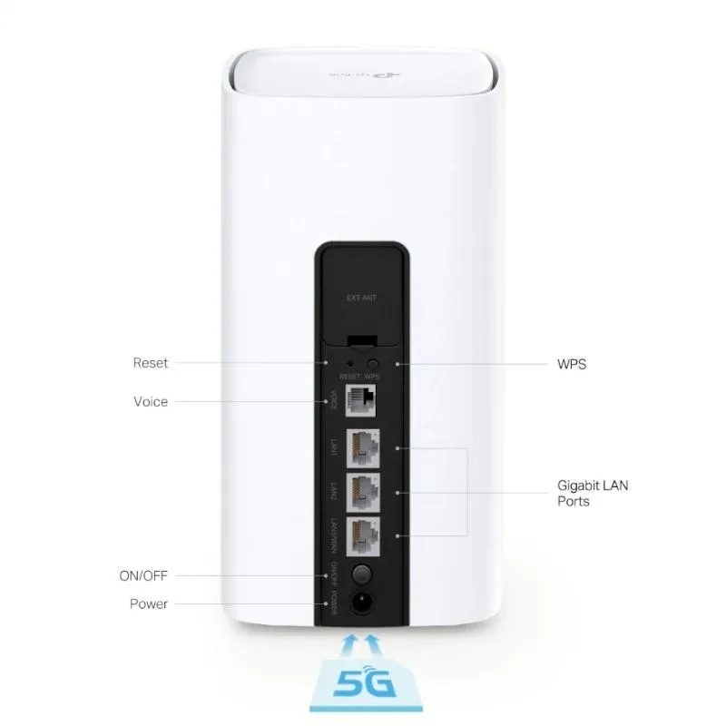 TP-Link NX510v router sem fios Gigabit Ethernet Dual-band (2,4 GHz / 5 GHz) 5G Branco - Imagem de Detalhe 3