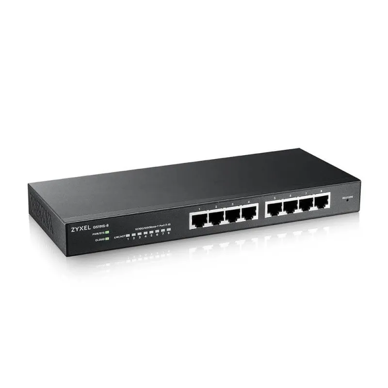 Zyxel GS1915-8 Gerido L2 Gigabit Ethernet (10/100/1000) Preto - Imagem de Detalhe 29