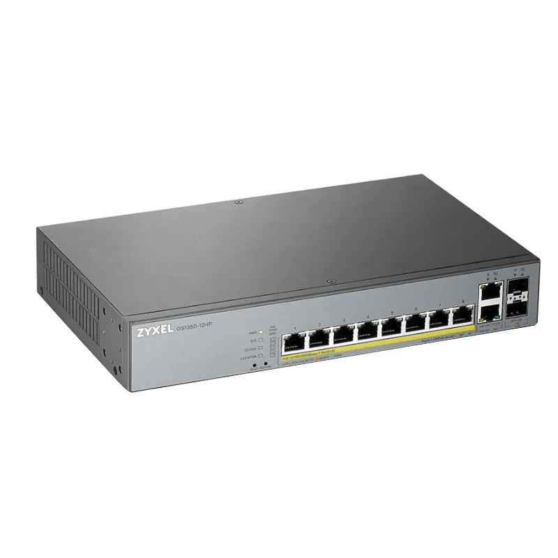 Zyxel GS1350-12HP-EU0101F switch de rede Gerido L2 Gigabit Ethernet (10/100/1000) Power over Ethernet (PoE) Cinzento - Imagem de Detalhe 36