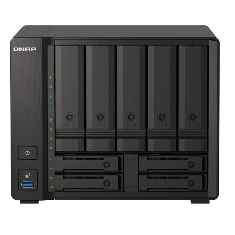 QNAP TS-H973AX NAS Tower Ryzen Embedded V1500B 8 GB DDR4 0 TB QuTS hero Preto - Imagem de Detalhe 37