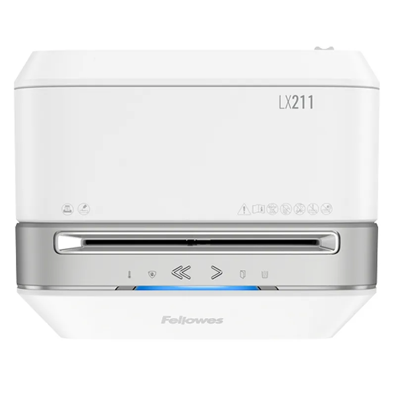 Fellowes LX Series Powershred LX21 destruidora de papel Trituração micro-corte Cinzento, Branco - Imagem de Detalhe 54