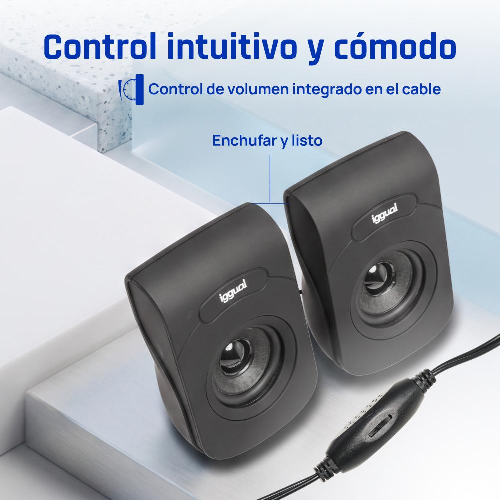 iggual IGG316993 altifalante Preto Com fios 3 W - Imagem de Detalhe 88