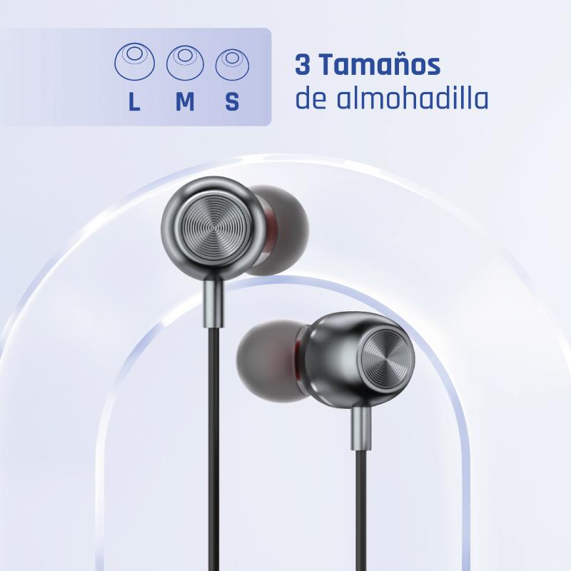 iggual IGG317037 auscultador Auscultadores Com fios Intra-auditivo Chamadas/Música Preto - Imagem de Detalhe 104