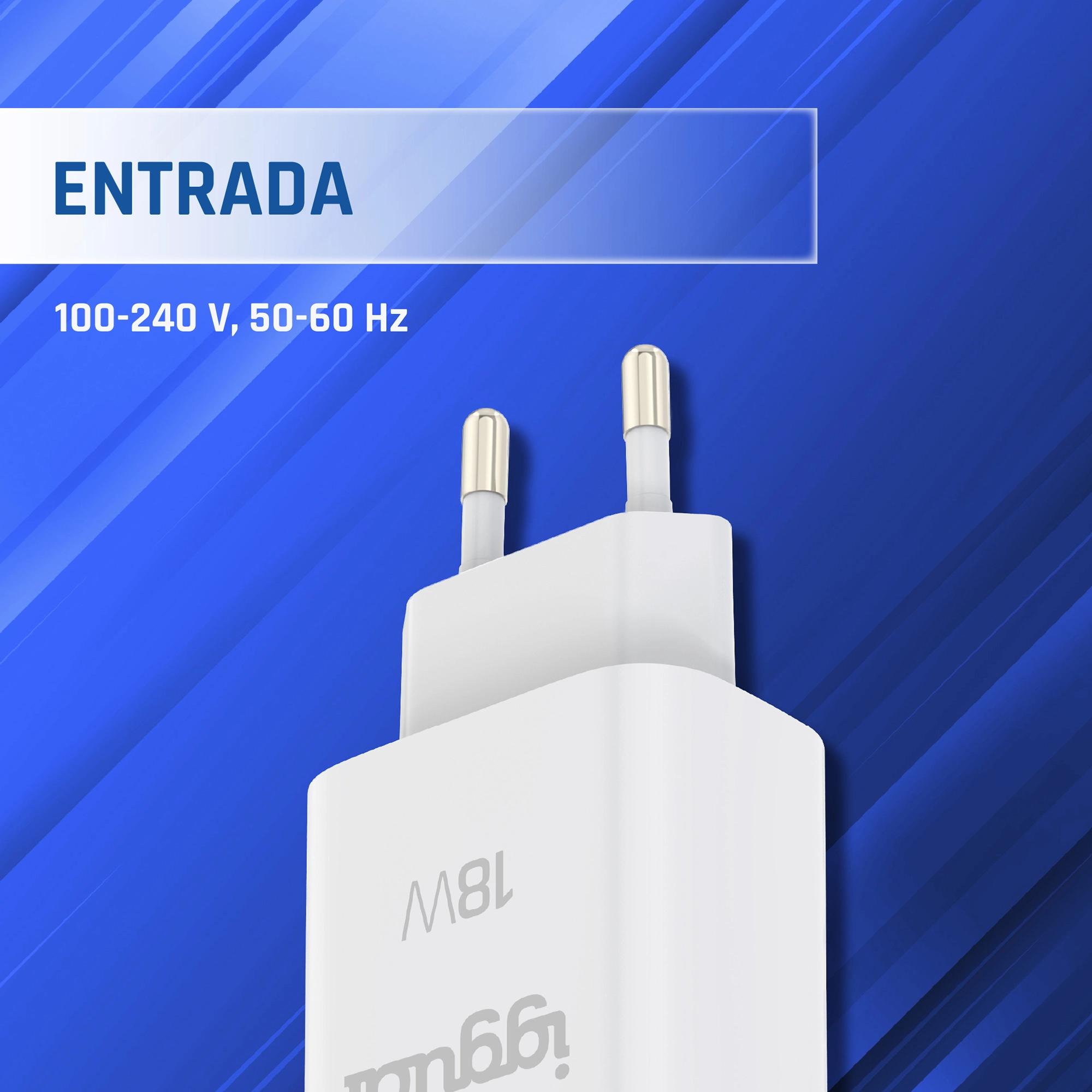 iggual IGG317174 carregador de dispositivos móveis Universal Branco USB Carregamento rápido Interior - Imagem de Detalhe 69