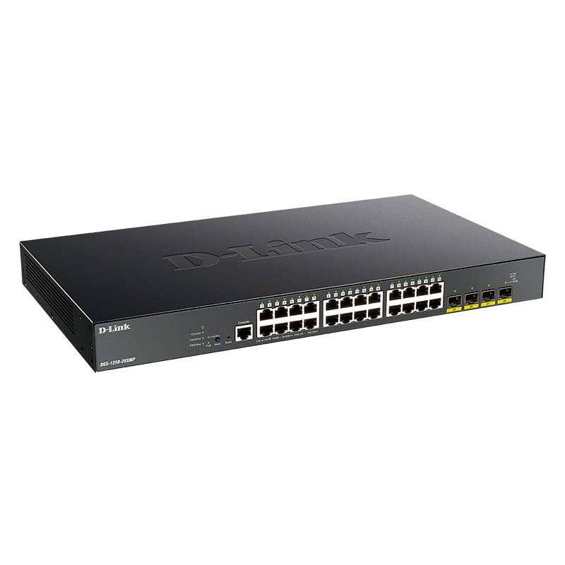 D-Link DGS-1250-28XMP Gerido L3 Gigabit Ethernet (10/100/1000) Power over Ethernet (PoE) Preto - Imagem de Detalhe 17