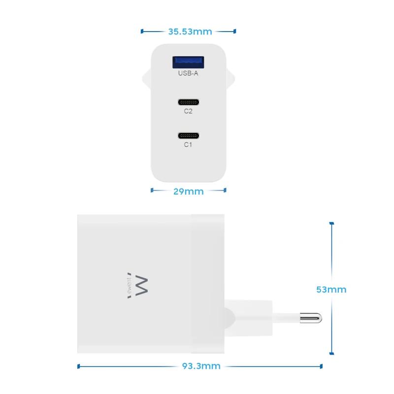 Ewent EW1323 carregador de dispositivos móveis Universal Branco AC Carregamento rápido Interior - Imagem de Detalhe 25