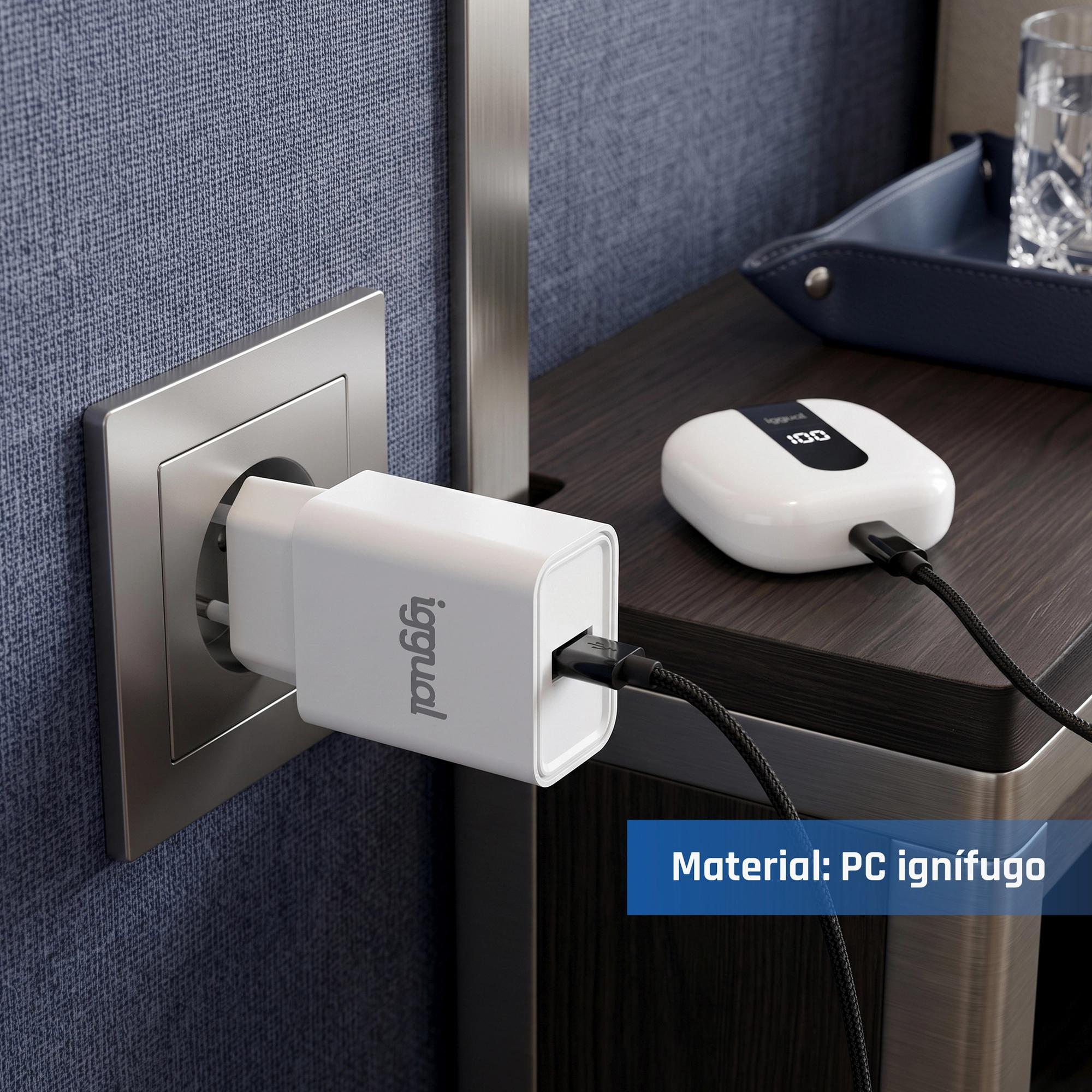 iggual IGG318188 carregador de dispositivos móveis Universal Branco AC Interior - Imagem de Detalhe 22