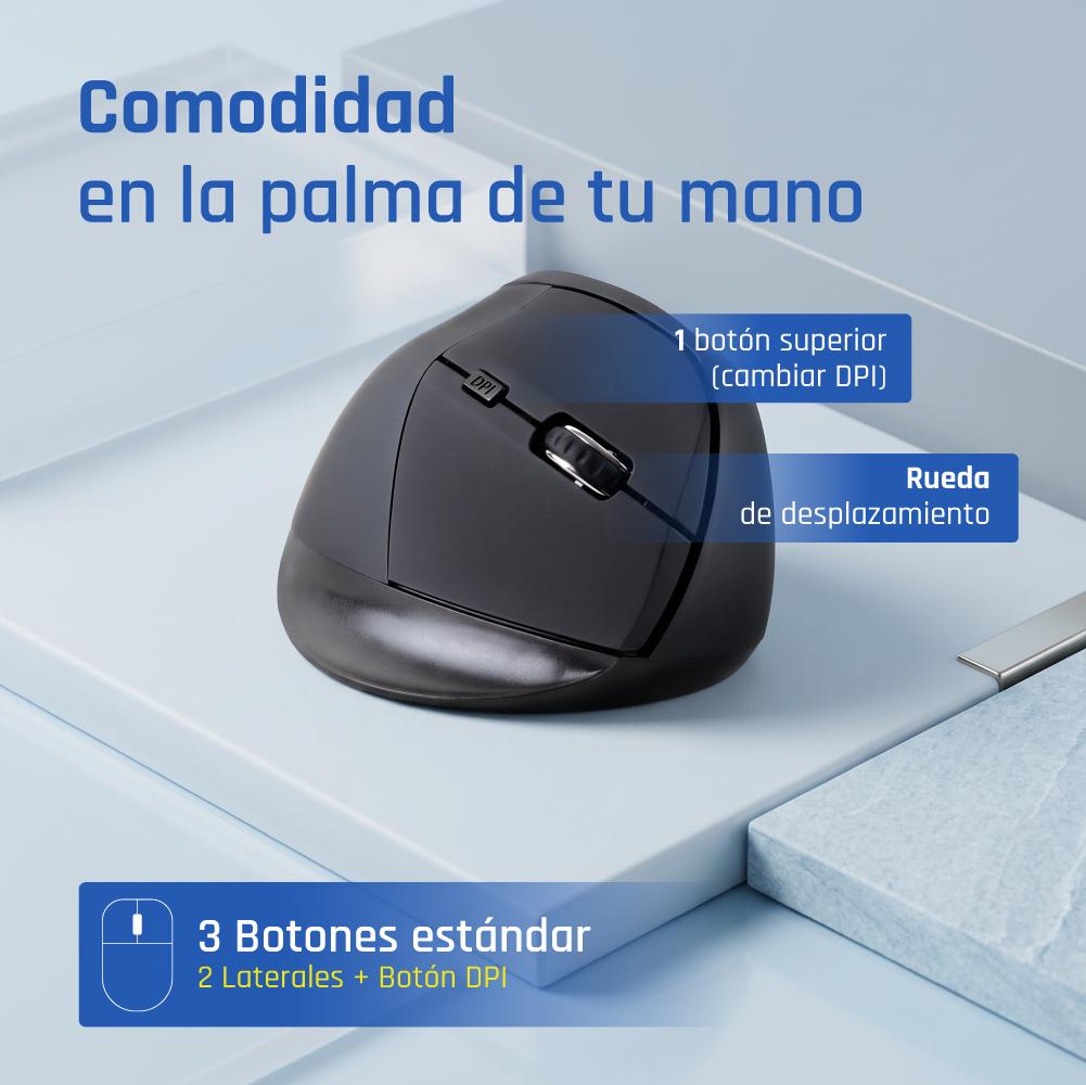 iggual IGG318386 rato Escritório Mão direita USB Type-A Ótico 2400 DPI - Imagem de Detalhe 15