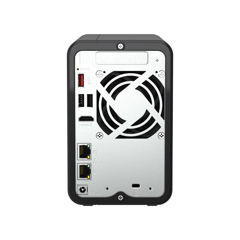 QNAP TS-264 NAS Tower Intel® Celeron® N5095 8 GB 0 TB QNAP QTS Preto, Dourado - Imagem de Detalhe 10