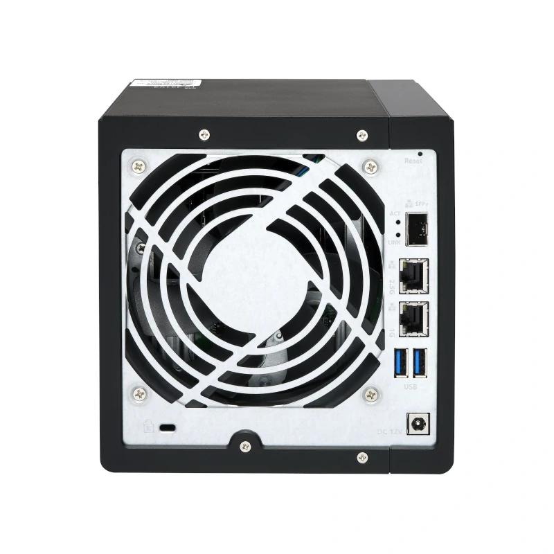 QNAP TS-431X3 NAS Tower Annapurna Labs Alpine AL-314 4 GB DDR3 0 TB QNAP Turbo System Preto - Imagem de Detalhe 12