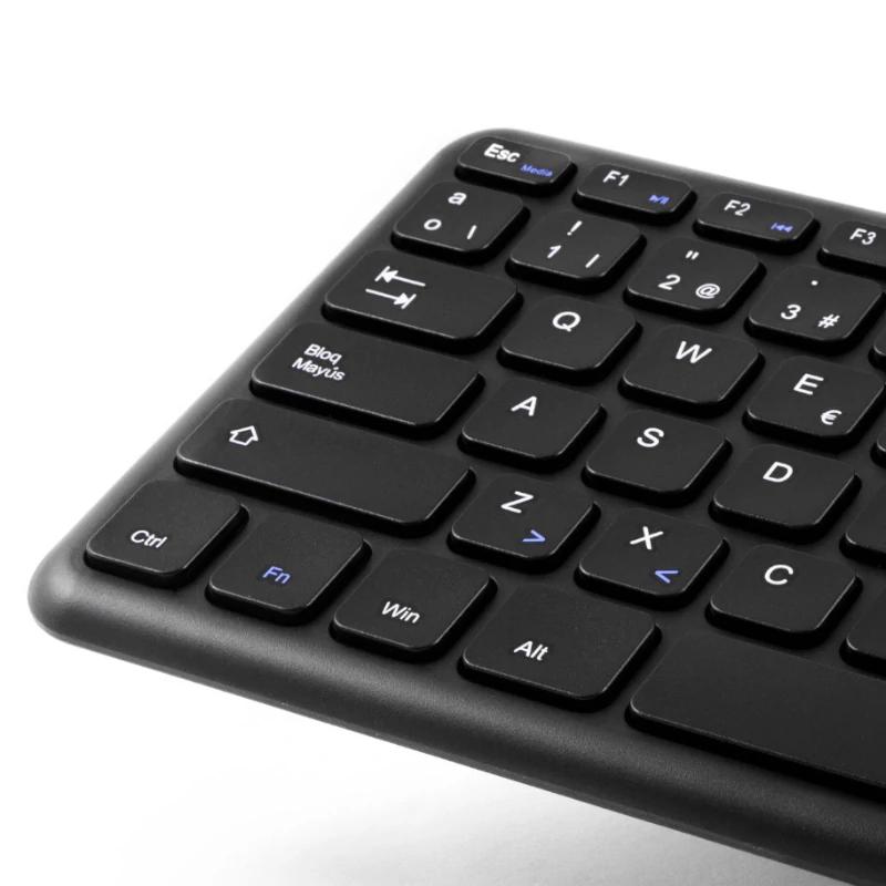 CoolBox CoolTouch teclado Universal RF Wireless QWERTY Espanhol Preto - Imagem de Detalhe 12
