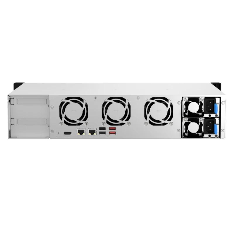 QNAP TS-864EU-RP-8G servidor NAS e de armazenamento Rack (2U) Intel® Celeron® N5095 8 GB DDR4 0 TB QNAP Turbo System Preto - Imagem de Detalhe 12