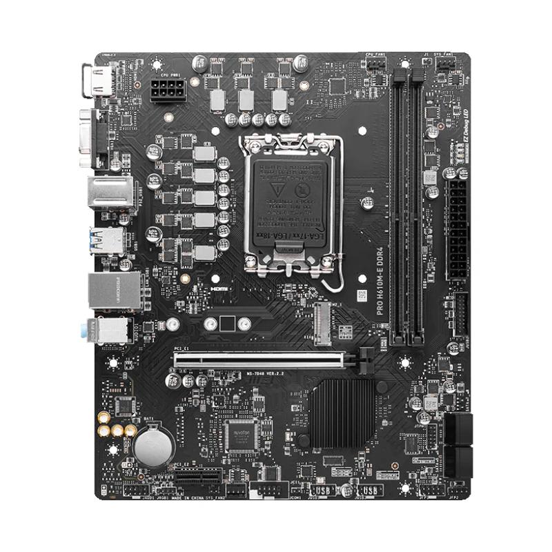 MSI PRO H610M-E DDR4 motherboard Intel H610 LGA 1700 micro ATX - Imagem de Detalhe 10