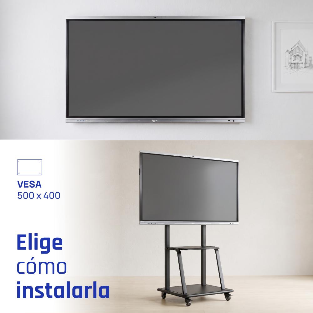 iggual Orchid 65" Plasma interativo 165,1 cm (65") LED Wi-Fi 400 cd/m² 4K Ultra HD Preto Ecrã táctil Processador built-in Android - Imagem de Detalhe 24