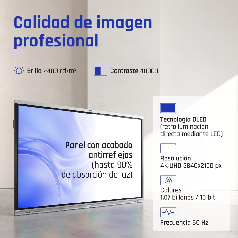 iggual Orchid 86" Webcam Plasma interativo 2,18 m (86") LED Wi-Fi 400 cd/m² 4K Ultra HD Preto Ecrã táctil Processador built-in Android - Imagem de Detalhe 17