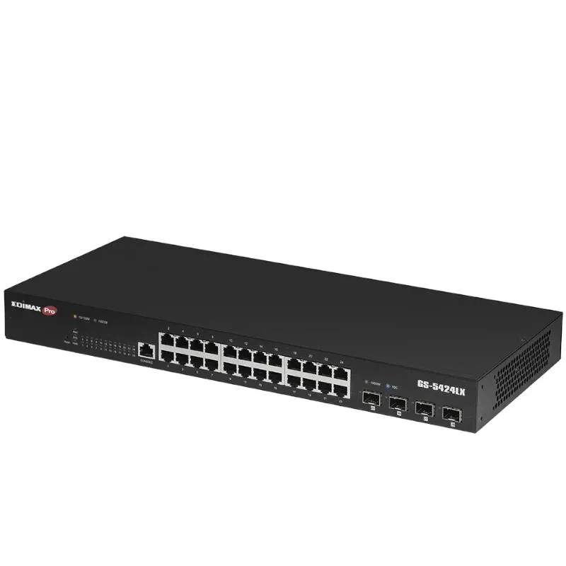 Edimax GS-5424LX 24xGb 4x10Gb SFP+ 1xConsola - Imagem de Detalhe 11