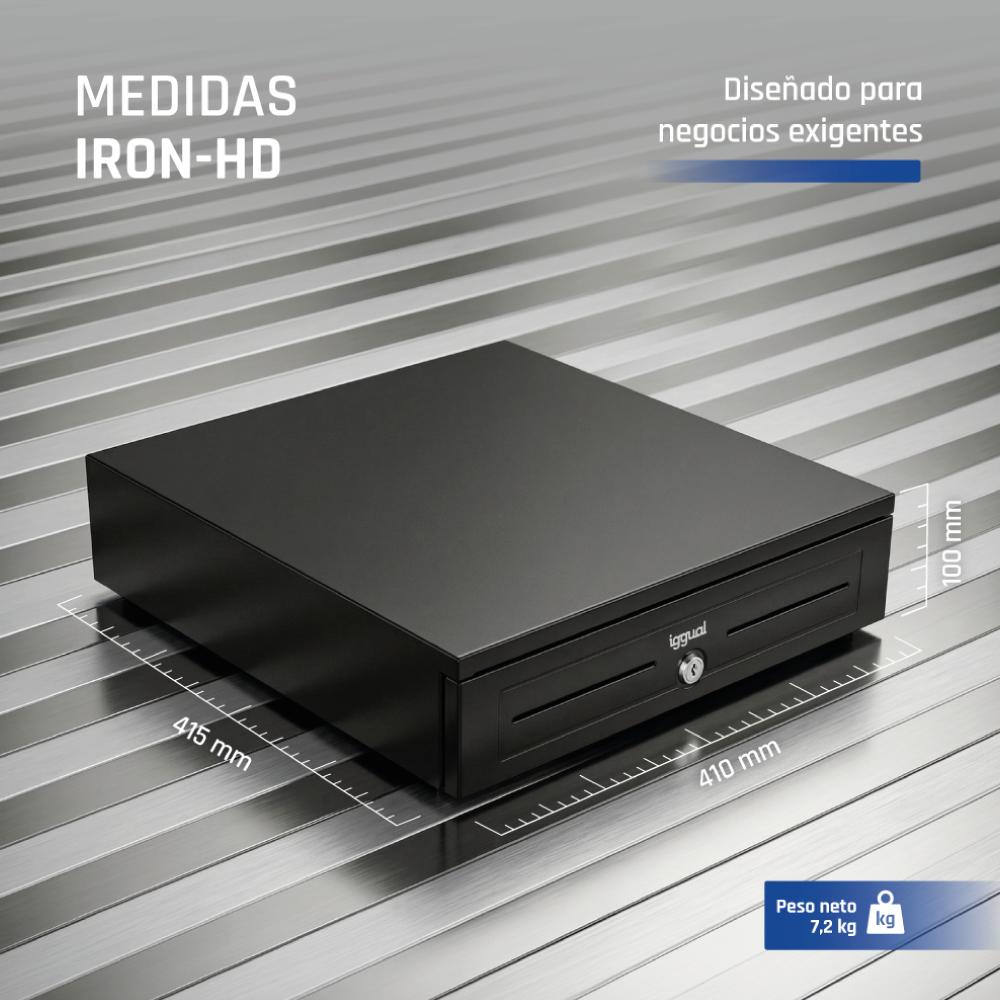 iggual IRON-HD Gaveta para caixa registadora manual e automática - Imagem de Detalhe 25