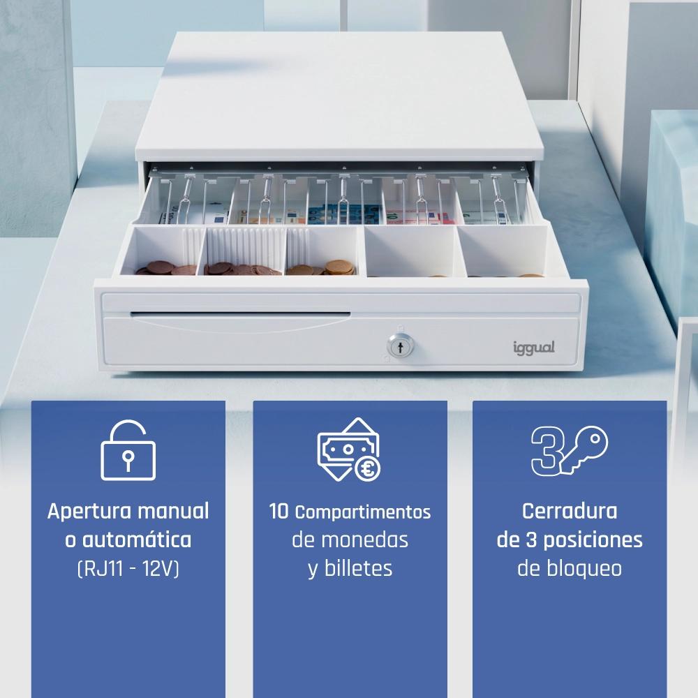 iggual IRON-30PW Gaveta de dinheiro eletrónica - Imagem de Detalhe 18
