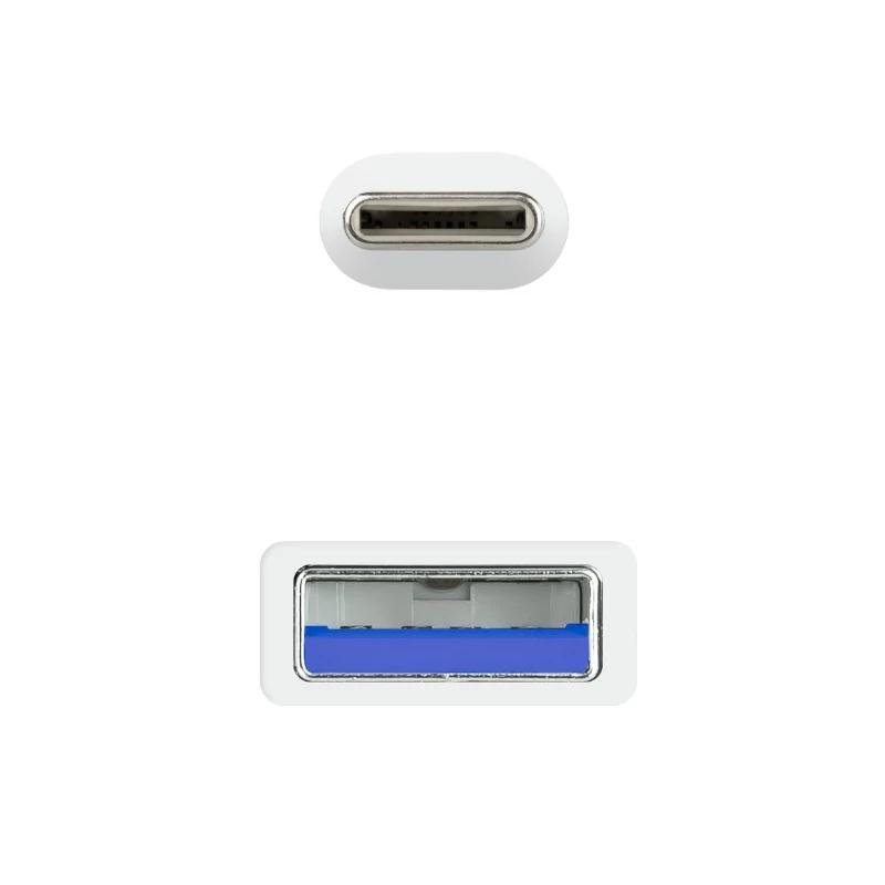 Nanocable 10.01.4002-W cabo USB USB 3.2 Gen 2 (3.1 Gen 2) 2 m USB C USB A Branco - Imagem de Detalhe 11
