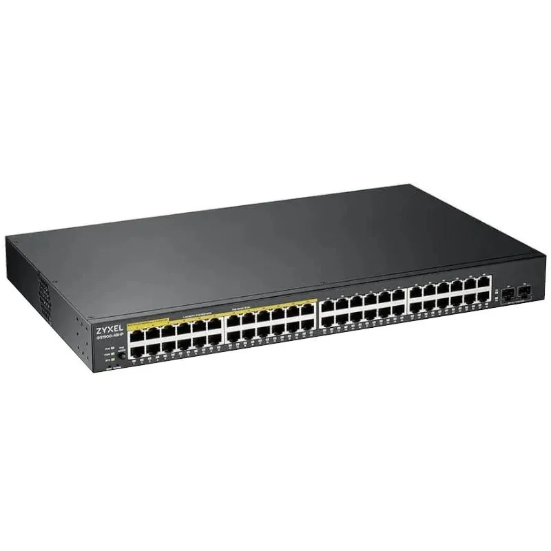 Zyxel GS1900-48HPv2 Gerido L2 Gigabit Ethernet (10/100/1000) Power over Ethernet (PoE) Preto - Imagem de Detalhe 10