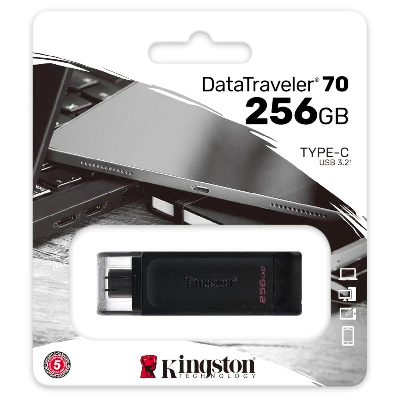 Kingston Technology DataTraveler 70 unidade de memória USB 256 GB USB Type-C 3.2 Gen 1 (3.1 Gen 1) Preto - Imagem de Detalhe 28