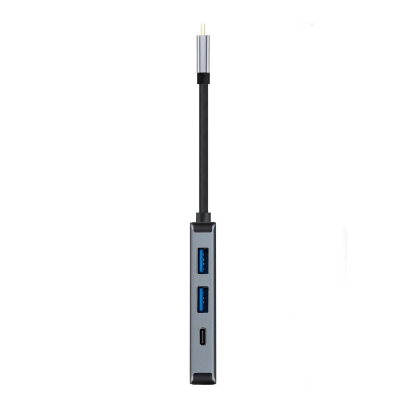 Nanocable 10.16.1005 hub de interface USB 3.2 Gen 1 (3.1 Gen 1) Type-C 5000 Mbit/s Cinzento - Imagem de Detalhe 10