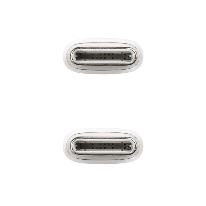 Nanocable 10.01.6001-CO cabo USB USB 2.0 1 m USB C Branco - Imagem de Detalhe 11